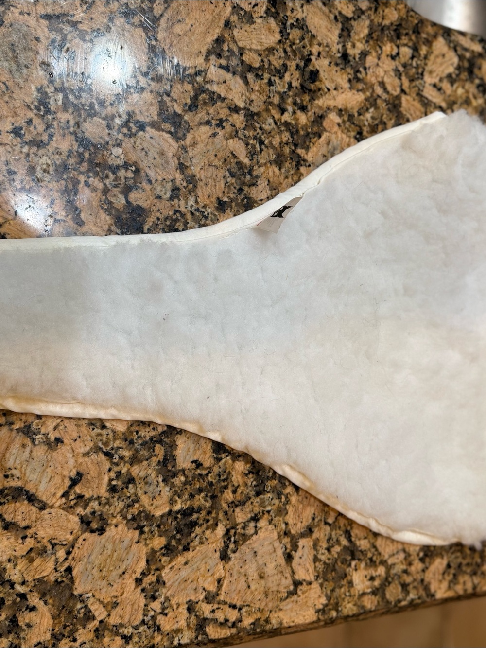 Fox Mountain Equestrian English saddle White fleece Seat Cover NEW